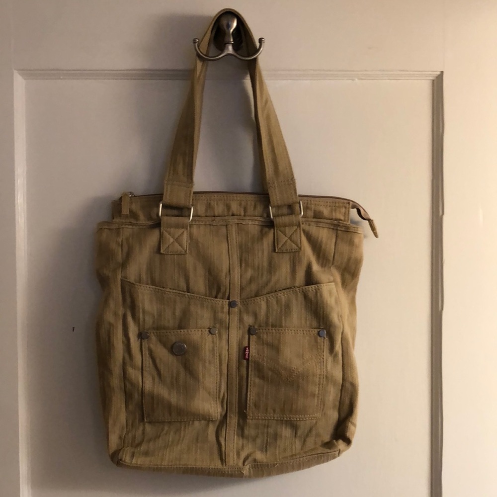 Levi’s double strap shoulder canvas purse